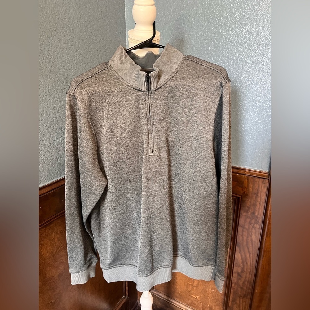 Under Armour Men's Gray Zip-Up Sweater